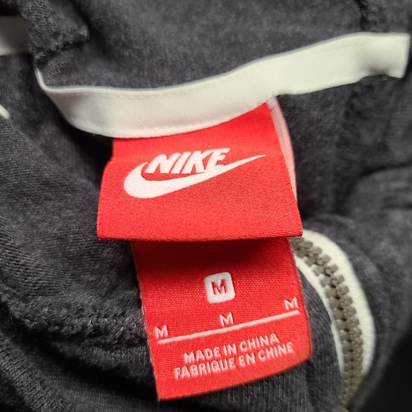 NIKE gray double zip Hoodie - Picture 4 of 6